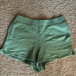 Madewell Sage Green Athletic Lounge Shorts